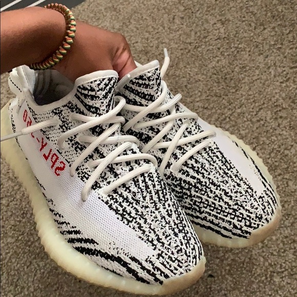 zebra yeezy first release